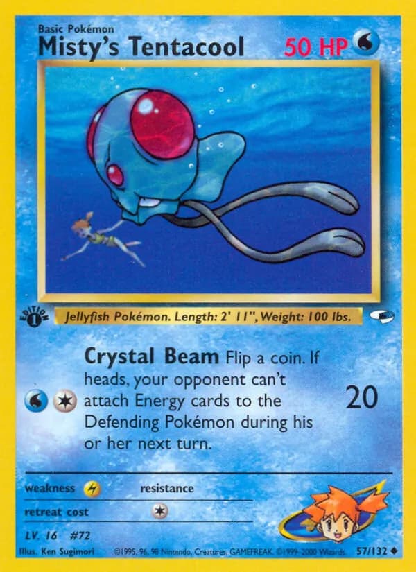 Misty's Tentacool — Gym Heroes #57