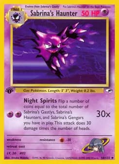 Sabrina's Haunter — Gym Heroes #58