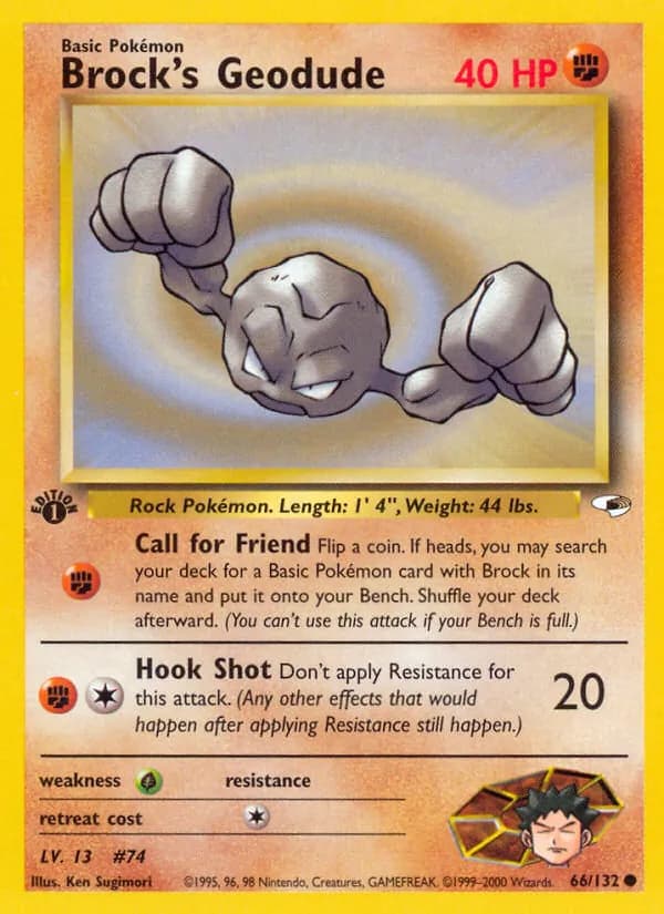 Brock's Geodude — Gym Heroes #66