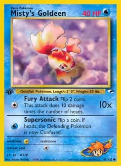 Misty's Goldeen — Gym Heroes #85