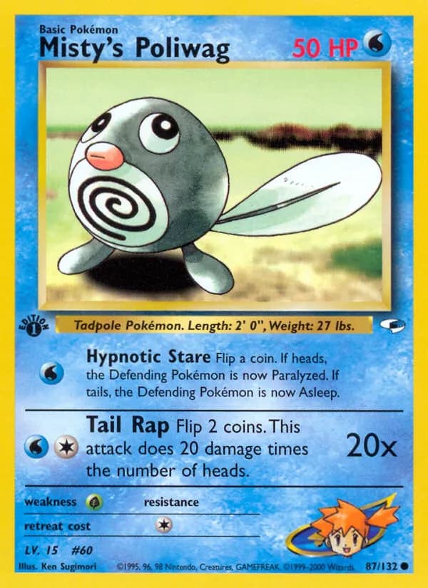 Misty's Poliwag — Gym Heroes #87