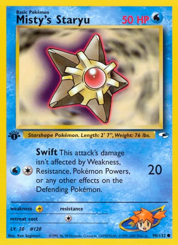 Misty's Staryu — Gym Heroes #90