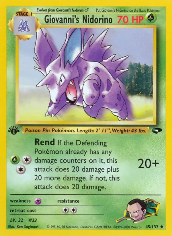 Giovanni's Nidorino — Gym Challenge #45
