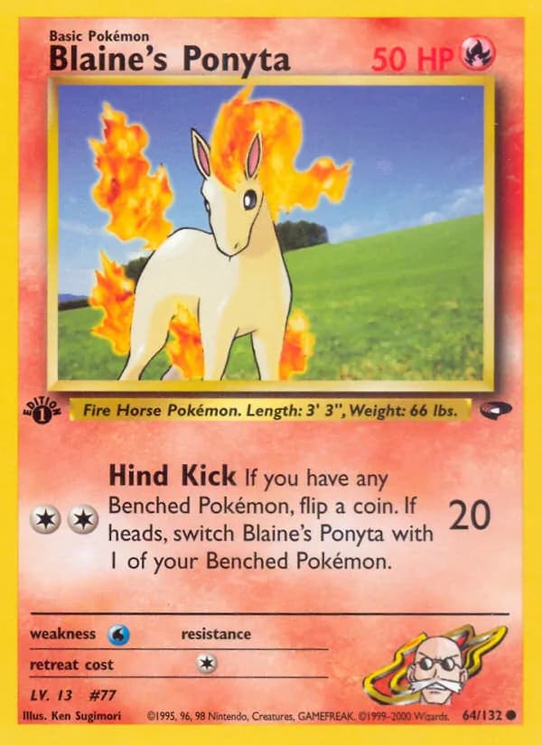 Blaine's Ponyta — Gym Challenge #64