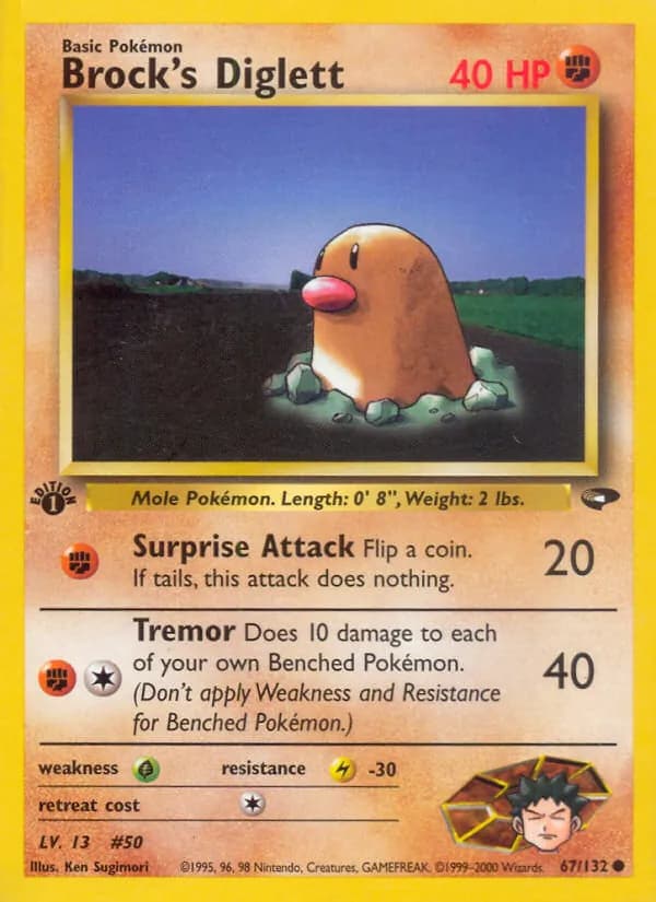 Brock's Diglett — Gym Challenge #67