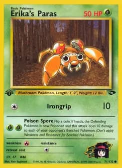 Erika's Paras — Gym Challenge #71
