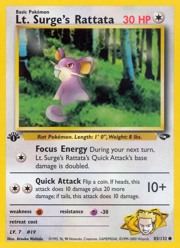 Lt. Surge's Rattata — Gym Challenge #85