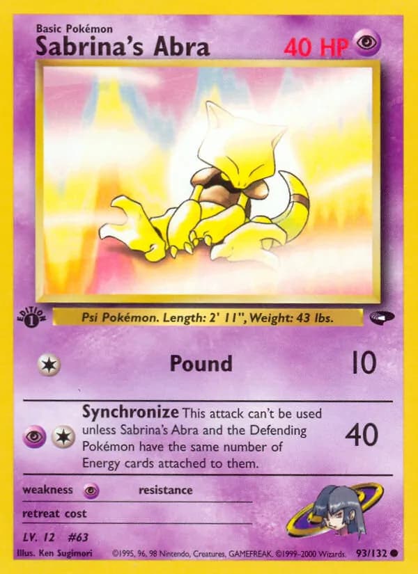 Sabrina's Abra — Gym Challenge #93