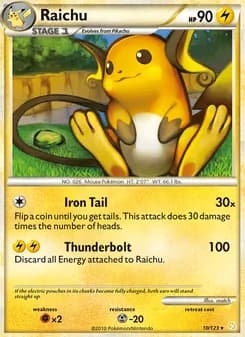 Raichu — HeartGold SoulSilver #10