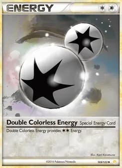 Double Colorless Energy — HeartGold SoulSilver #103