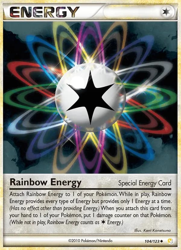 Rainbow Energy — HeartGold SoulSilver #104