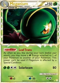 Meganium — HeartGold SoulSilver #109