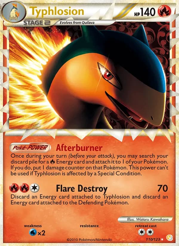 Typhlosion — HeartGold SoulSilver #110