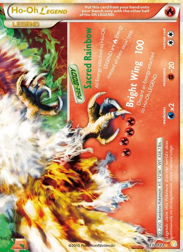 Ho-Oh LEGEND — HeartGold SoulSilver #112