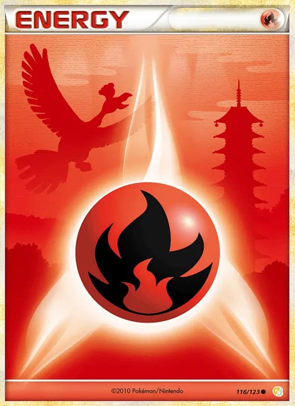 Fire Energy — HeartGold SoulSilver #116