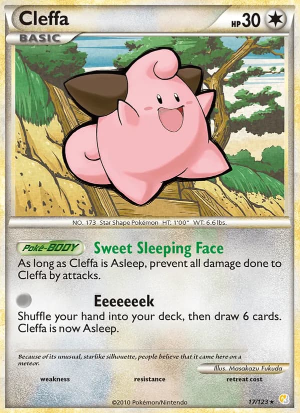 Cleffa — HeartGold SoulSilver #17
