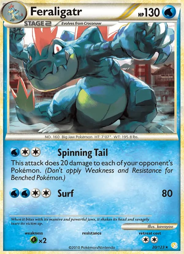 Feraligatr — HeartGold SoulSilver #20