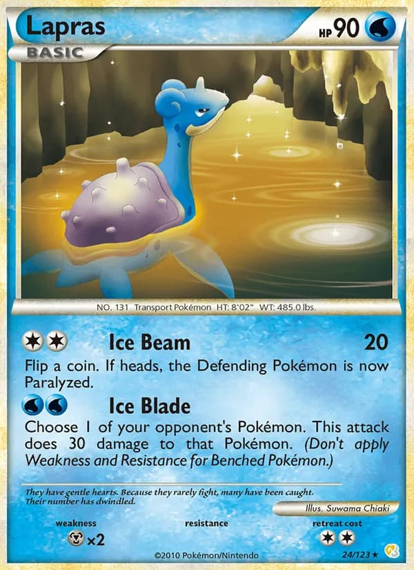 Lapras — HeartGold SoulSilver #24