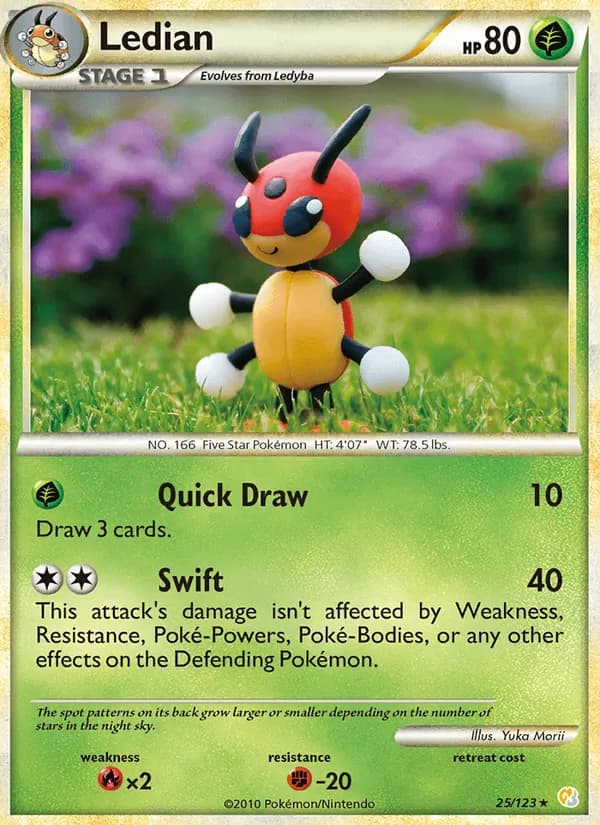 Ledian — HeartGold SoulSilver #25