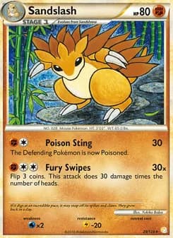 Sandslash — HeartGold SoulSilver #29