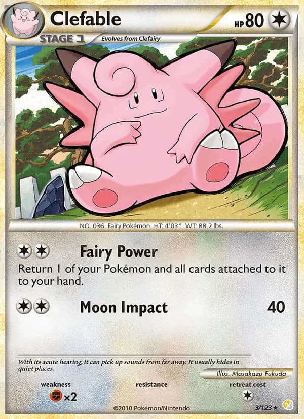 Clefable — HeartGold SoulSilver #3