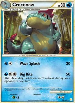 Croconaw — HeartGold SoulSilver #38