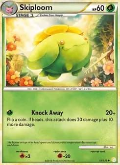 Skiploom — HeartGold SoulSilver #51