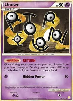 Unown — HeartGold SoulSilver #54