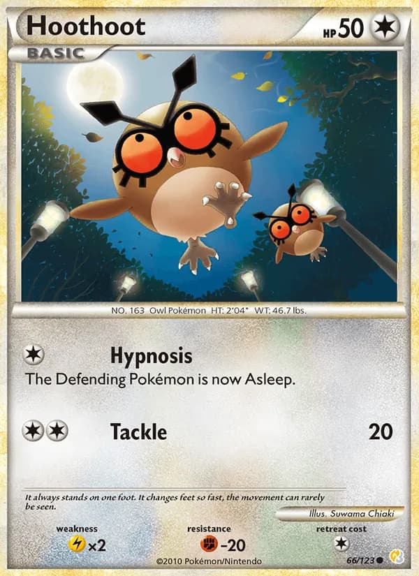 Hoothoot — HeartGold SoulSilver #66