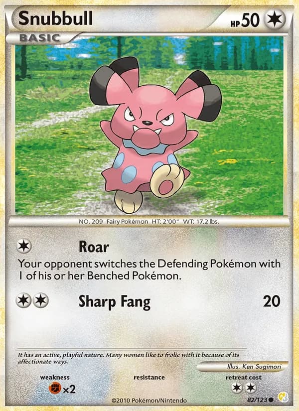 Snubbull — HeartGold SoulSilver #82