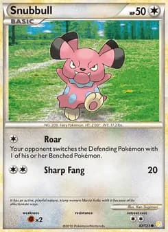 Snubbull — HeartGold SoulSilver #82