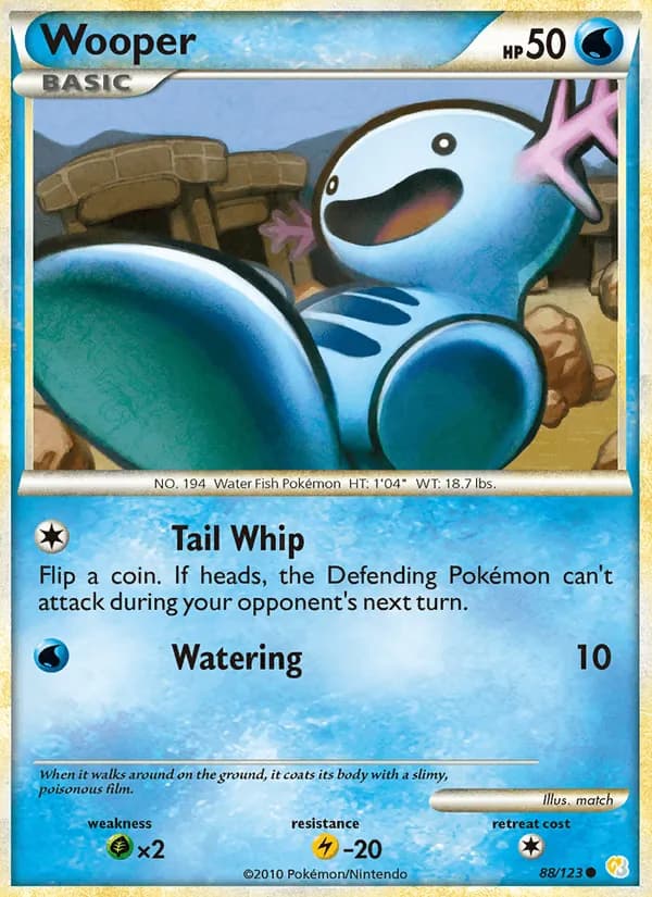 Wooper — HeartGold SoulSilver #88