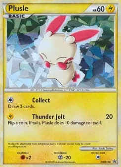 Plusle — HGSS Black Star Promos #HGSS16
