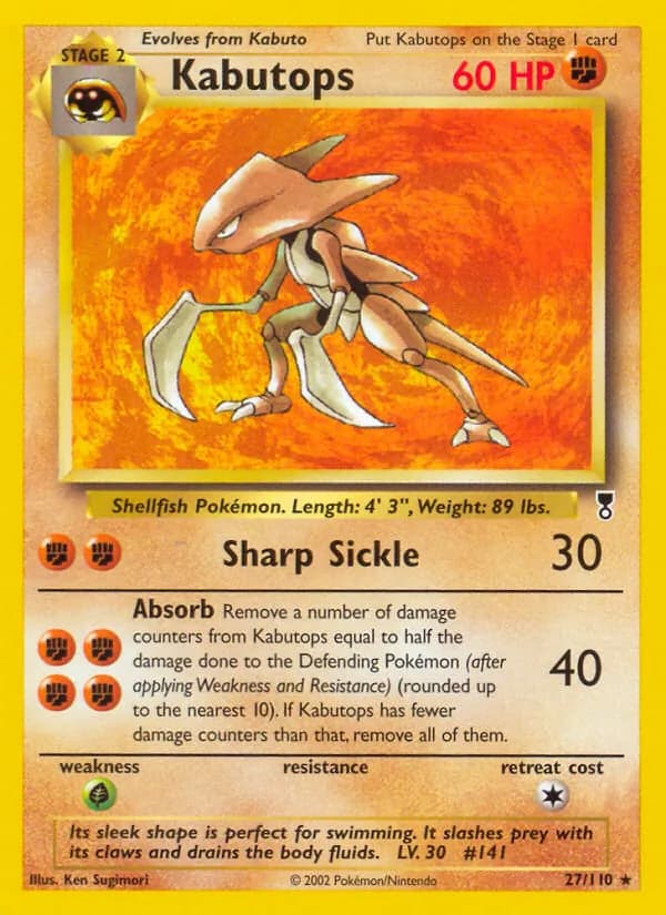 Kabutops — Legendary Collection #27