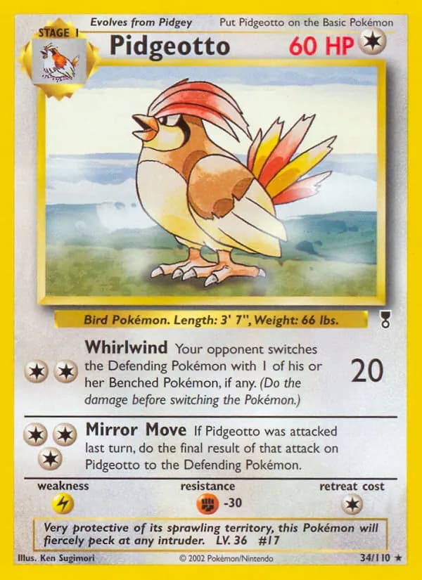 Pidgeotto — Legendary Collection #34