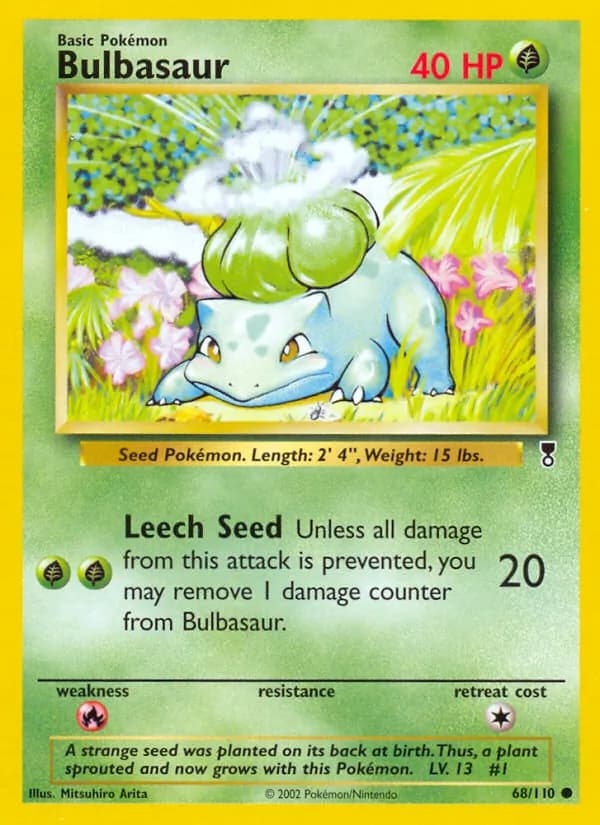 Bulbasaur — Legendary Collection #68