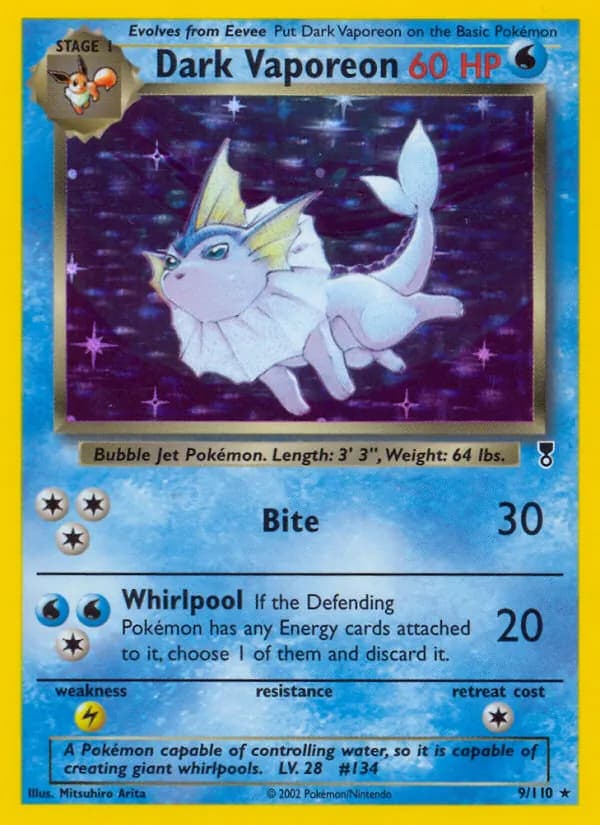 Dark Vaporeon — Legendary Collection #9