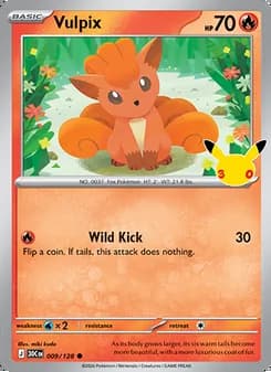 Vulpix — 30th Celebration #009