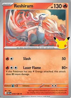 Reshiram — 30th Celebration #014