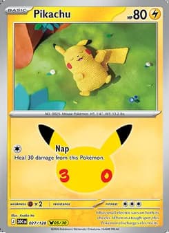 Pikachu — 30th Celebration #027