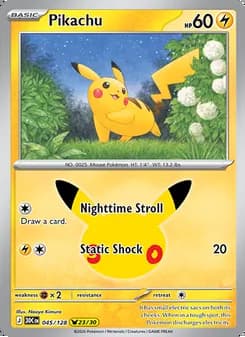 Pikachu — 30th Celebration #045