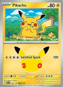 Pikachu — 30th Celebration #050