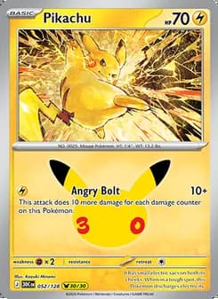 Pikachu — 30th Celebration #052