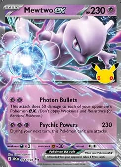 Mewtwo ex — 30th Celebration #064