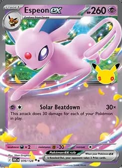 Espeon ex — 30th Celebration #070