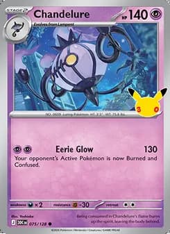 Chandelure — 30th Celebration #075
