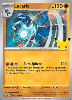 Lucario — 30th Celebration #083