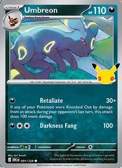 Umbreon — 30th Celebration #091