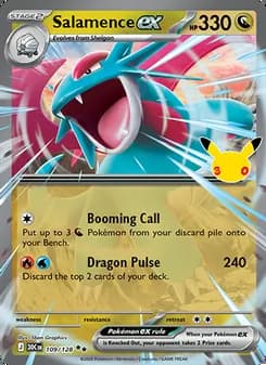 Salamence ex — 30th Celebration #109