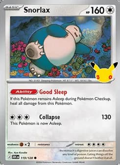 Snorlax — 30th Celebration #119